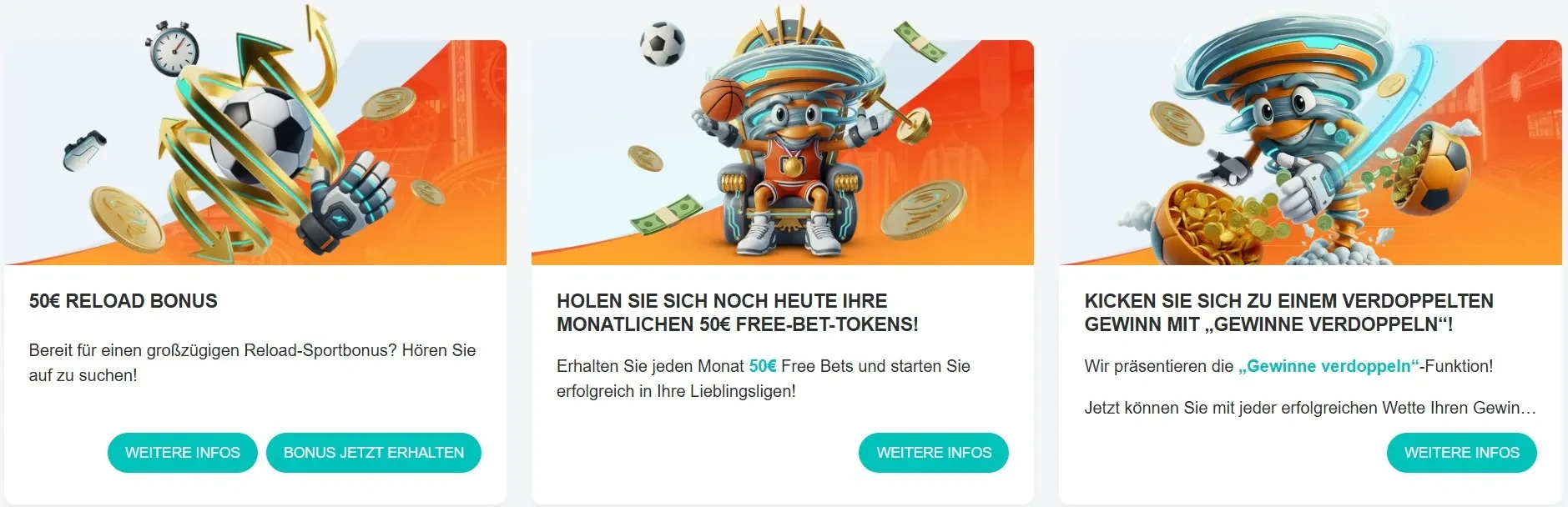 Dienstag Reload Bonus