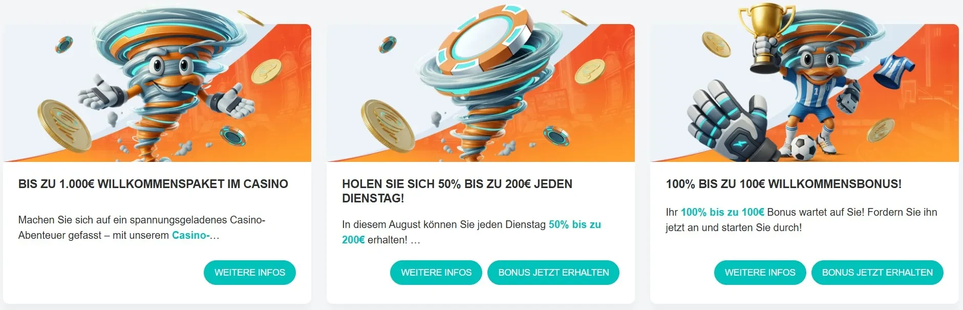 Willkommensbonus